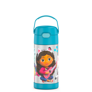 12oz FUNTAINER® WATER BOTTLE GABBYS DOLLHOUSE