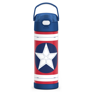 16oz FUNTAINER® WATER BOTTLE CAPTAIN AMERICA