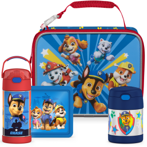 Paw Patrol Bundle - Soft Lunch Box. 12oz FUNtainer? Water Bottle. 10oz FUNtainer? Food Jar & Hard Ice