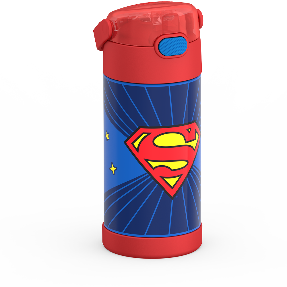 12oz FUNTAINER® WATER BOTTLE SUPERMAN - Image 5